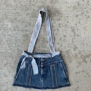 Recycled Vintage Denim Jeans Purse
